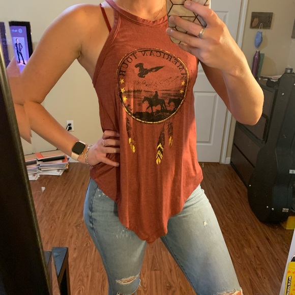 Burgundy tank top - Picture 5 of 7